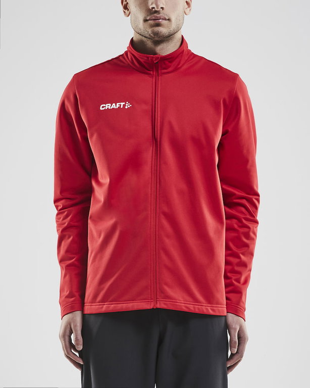 Craft Sport-Trainingsjacke Squad - ohne Seitentaschen, bequeme und funktionell - rot Herren